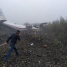 L'avió accidentat a Ucraïna.