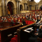 Imatge d'arxiu de l'hemicicle del Parlament de Catalunya.