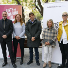 Els cinc primers candidats de la llista de Junts per Tarragona.