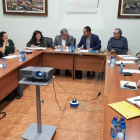 Imagen de la reunión de los alcaldes del Baix Ebre.
