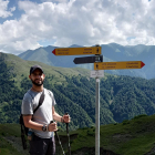 Marc Sáez, d'excursió a la vall de Pankisi, al nord de Tbilisi.