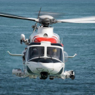 Imatge d'un helicòpter de Salvament Marítim.
