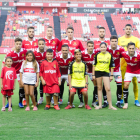 Imatge de l'equip titular en el XI Trofeu Ciutat de Tarragona.