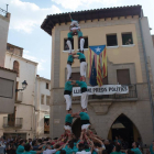 Una foto d'arxiu d'una actuació dels Castellers de Sant Pere i Sant Pau a La Fatarella.