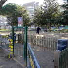Imagen del actual espacio para perros en el parque Sant Jordi.