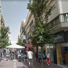 Un dels carrers del centre d'Algeziras.