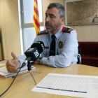 El jefe de la región policial Camp de Tarragona de los Mossos d'Esquadra, el intendente Ramon Chacón.