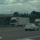 Imatge del vehicle que conduïa un home a 227 Km/h per l'autopista AP-7 a Tarragona, en una fotografia captada per un radar dels Mossos d'Esquadra.