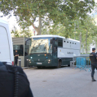 Imagen de archivo de un traslado en un autocar de la Guardia Civil de los CDR detenidos acusados de terrorismo.