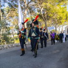 El acto de homenaje a los defensores del Fortí de l'Oliva se hizo ayer tarde.