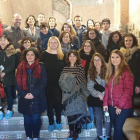 Fotografia de grup dels directors i tècnics de les oficines de l'Agència Catalana de Turisme a l'exterior que han visitat Reus.