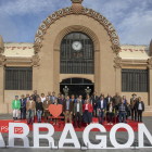 Foto de familia de la lista del PSC en Tarragona.