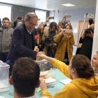 El president Torra al col·legi electoral el passat 10 de novembre.