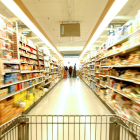 Imagen de archivo de un supermercado