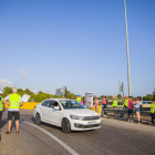 La protesta dels veïns de diversos municipis del Baix Gaià ha tornat a provocar retencions a la carretera N-340 a Torredembarra.