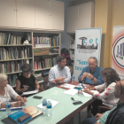 Imagen de la reunión entre la Coordinadora de Entidades de Tarragona y en Común Podemos de Tarragona.