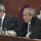 El fiscal Jaime Moreno, interrogando a la exconsellera Meritxell Borràs durante el juicio del 1-O.