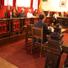 Imagen de archivo del pleno extraordinario de Tortosa para condenar la sentencia del 1-O.