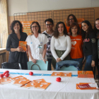 Las personas que han participado en la presentación de los datos de donación de órganos y trasplantes a la demarcación de Tarragona, hecha al hospital Joan XXIII.