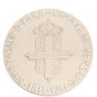Imagen de la medalla que se expondrá en la Casa Castellarnau.