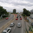 Els accessos de Tarragona han presentat llargues cues de vehicles.