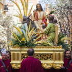 El misterio Entrada de Jesús a Jerusalem, de la Germandat Nostre Pare Jesús de la Passió, sólo sale en procesión el Domingo de Ramos.