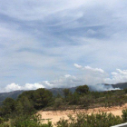 L'incendi forestal s'ha originat a la zona Burgans, entre Tivissa i Rasquera.