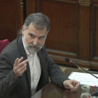 El president d'Òmnium Cultural, Jordi Cuixart, declarant al judici de l'1-O.