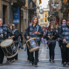 La banda durante la última Professó de Sant Magí el pasado lunes 19 de agosto.