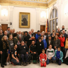 Foto de familia del acto inaugural Reus Ciutat Bàsquet Català 2019.