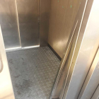 Imagen del ascensor estropeado.