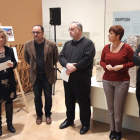Plano general de la alcaldesa de Tortosa, Meritxell Roigé, en la presentación de la ampliación del Museu de la ciudad.