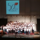 Imatge del concert del 50è aniversari de la Coral Infantil Rossinyols.