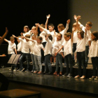 Imagen de la actuación del coro Cuereta.