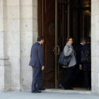 La alcaldesa de Barcelona, Ada Colau, entrando en el Tribunal Supremo
