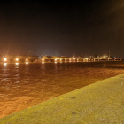 Imatge del riu Francolí al seu pas per Tarragona dimars a la nit.
