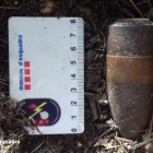 Imatge del projectil antiaeri trobat.