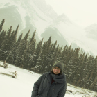 Marina Cervera gaudeix del paisatge que li ofereix el Canadà.