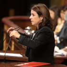 La portaveu del PSOE, Adriana Lastra, intervé al Congrés el 25 de juliol de 2019.
