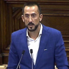 El diputado por Cs Carlos Sánchez, en el Parlamento