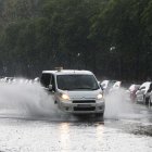 Calles inundadas en Tarragona.
