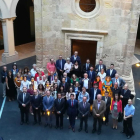 Participantes al acto de clausura del programa de Educación Financiera en las Escuelas de Cataluña (EFEC).