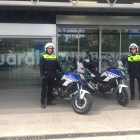 Imatge de les noves motos adquirides pel cos policial.