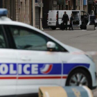 Un vehículo policial en Lyon