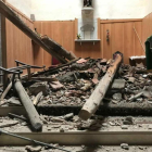 L'església de Savallà del Comtat acaba destrossada