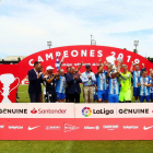 El Málaga va ser un dels vencedors de la Lliga, que va celebrar la seva darrera jornada a València.