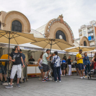 El hecho de que la Feria del Vino estuviera en Corsini ayudó a una mayor presencia de paradas de comida.