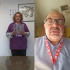A los máximos responsables de COO y UGT en Tarragona, Mercè Puig y Joan Llort.