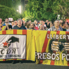 Manifestantes convocados por los CDR en Tarragona, en una imagen de archivo.