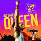 Imagen del cartel del espectáculo tributo en Queen.